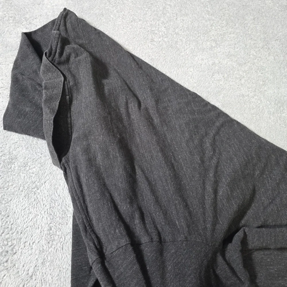 Polo Ralph Lauren Mens 2XLT Polo Shirt Charcoal Grey Long Sleeve Heathered Pony